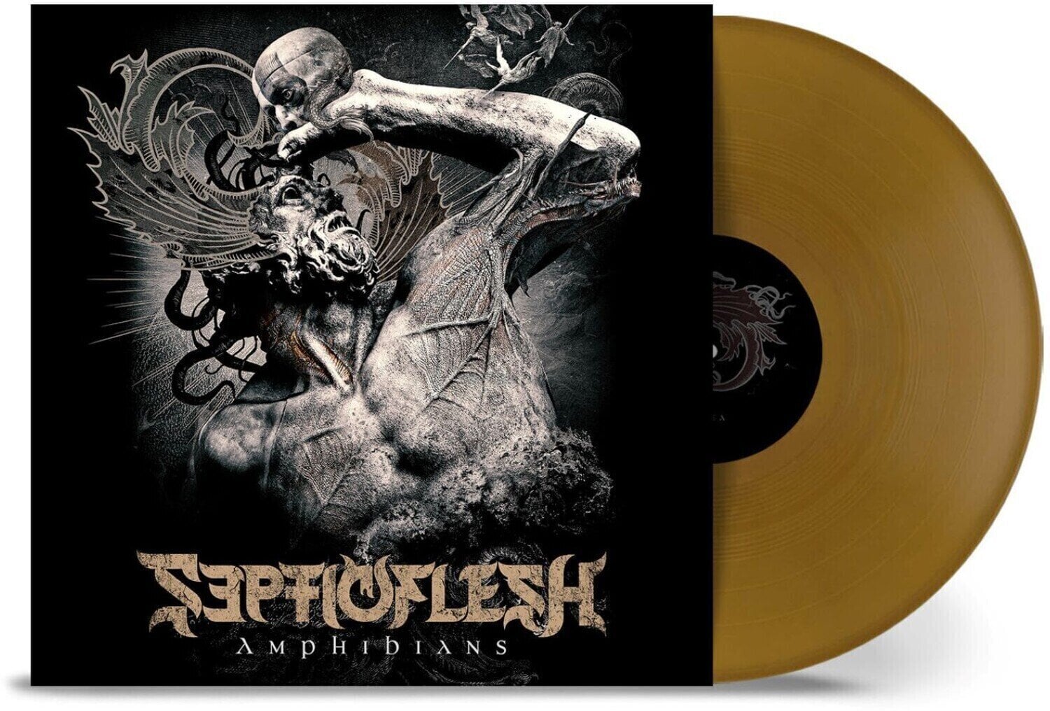 Грамофонна плоча Septic Flesh - Amphibians (Gold Coloured) (2 EP)