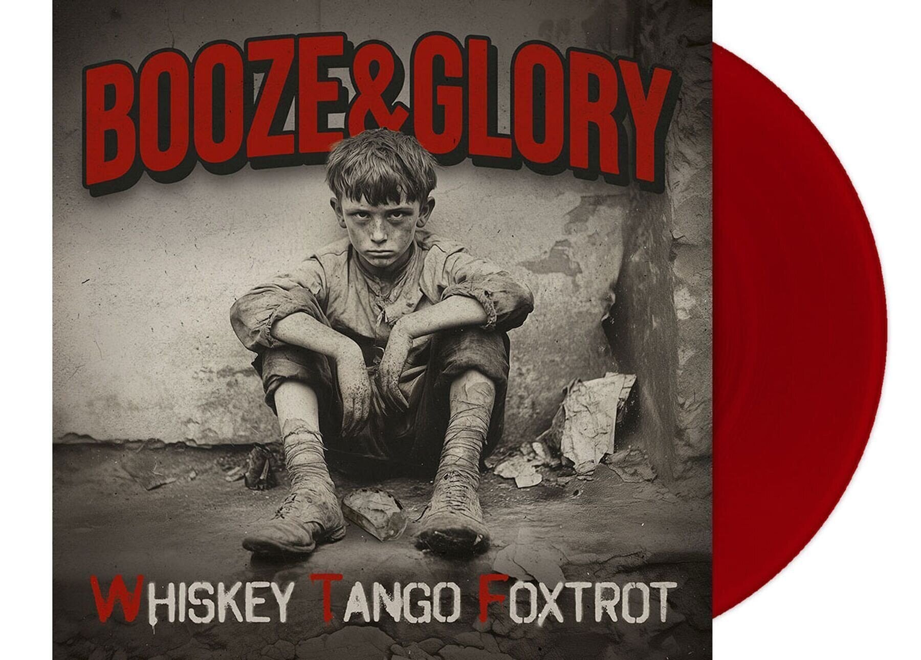 Vinylplate Booze & Glory - Whiskey Tango Foxtrot (Limited Edition) (Red Coloured) (LP)