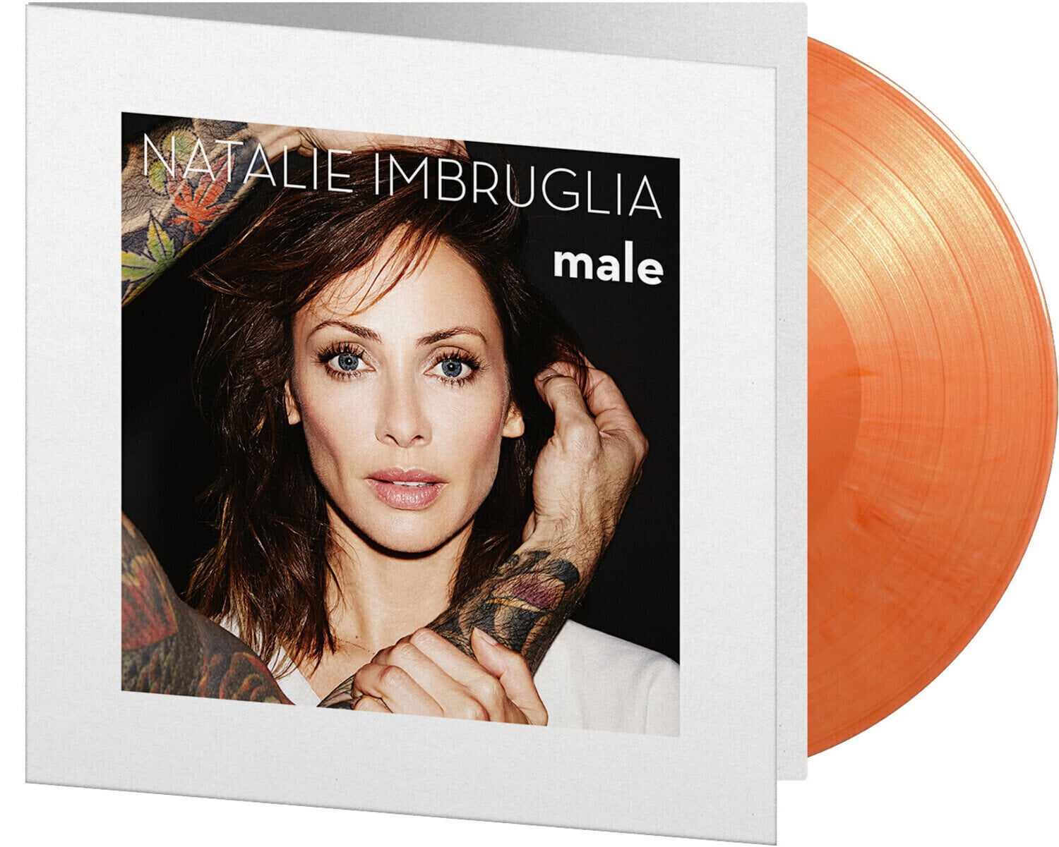 Vinylskiva Natalie Imbruglia - Male (Limited Edition) (Orange/White Marble Coloured) (LP)