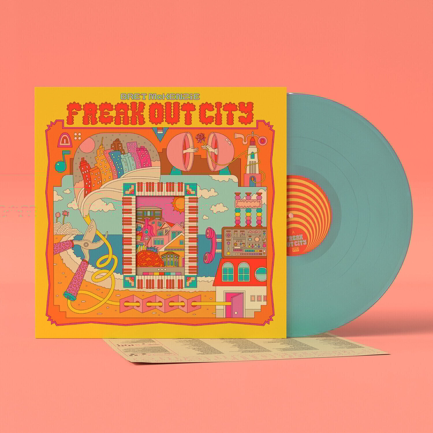 Disco de vinil Bret McKenzie - Freak Out City (Loser Edition) (Light Rose Coloured) (LP)