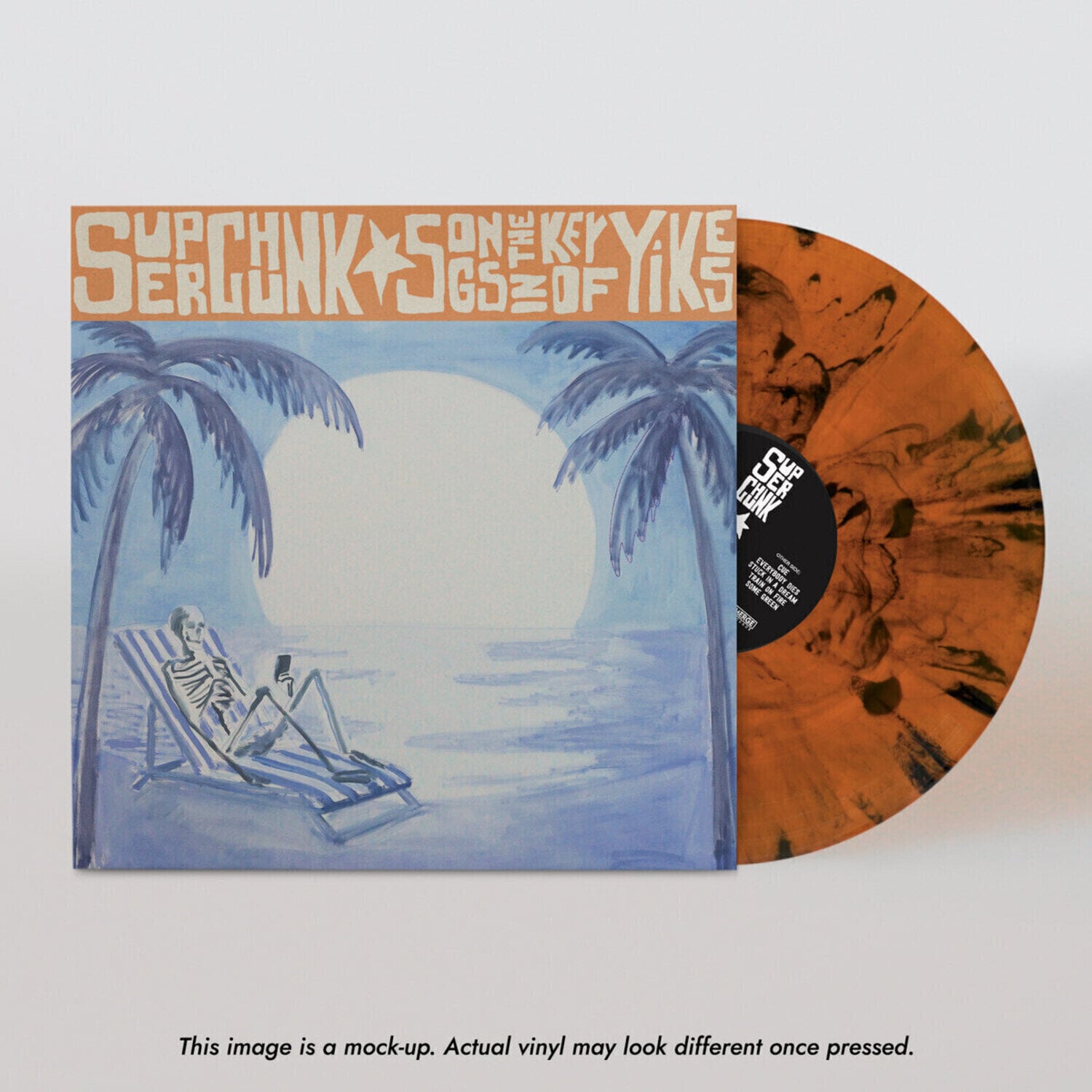 Disco de vinilo Superchunk - Songs In The Key Of Yikes (Limited Edition) (Orange and Black Swirl Signed Coloured) (LP)
