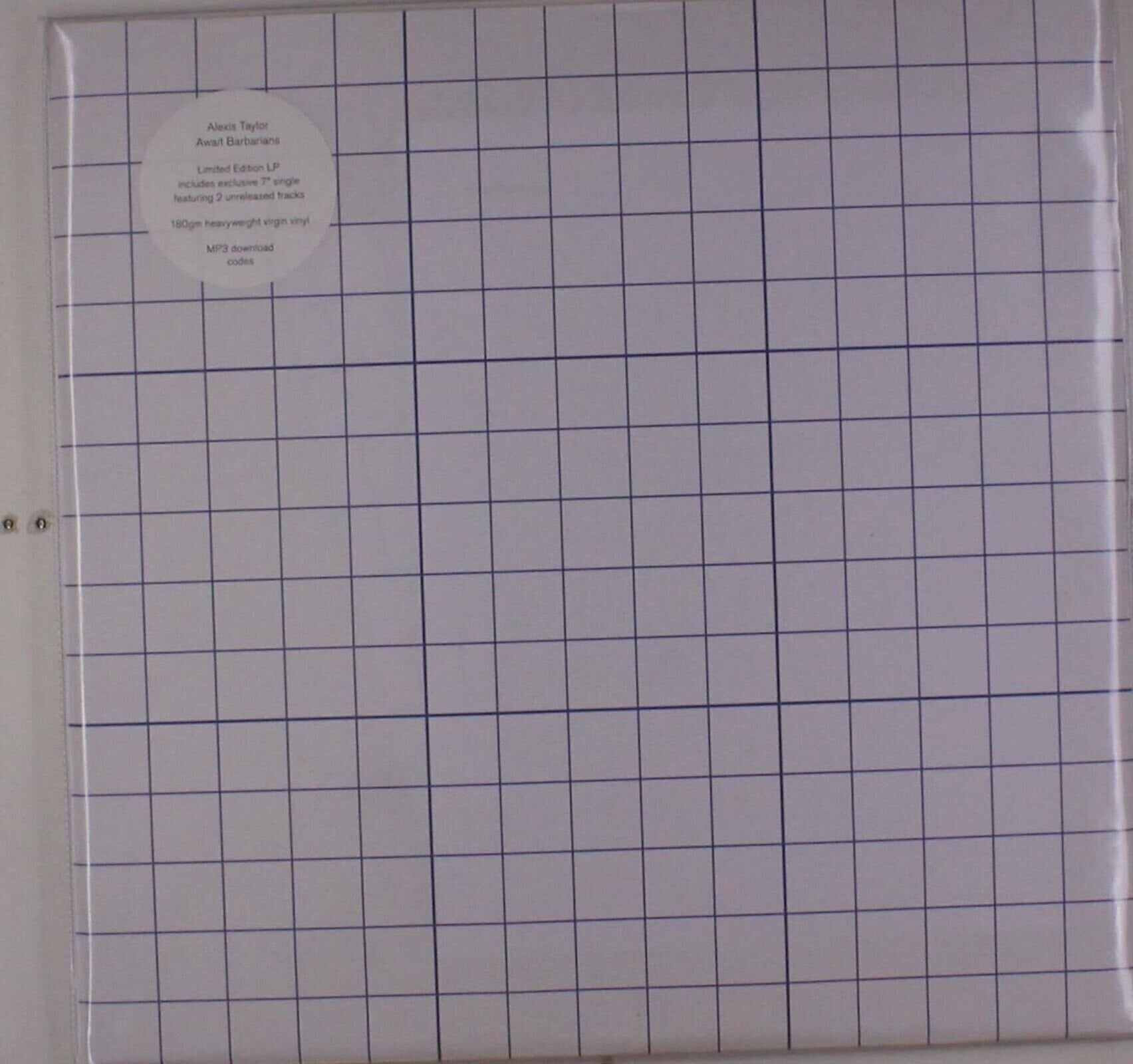Vinyl Record Alexis Taylor - Await Barbarians (Limited Edition) (LP + 7")