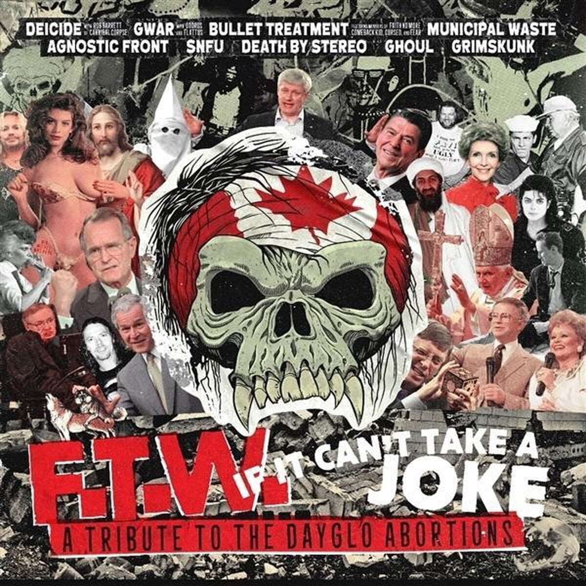Disco de vinil Various Artists - F.T.W. If It Can't Take A Joke: A Tribute To The Dayglo Abortions (LP)