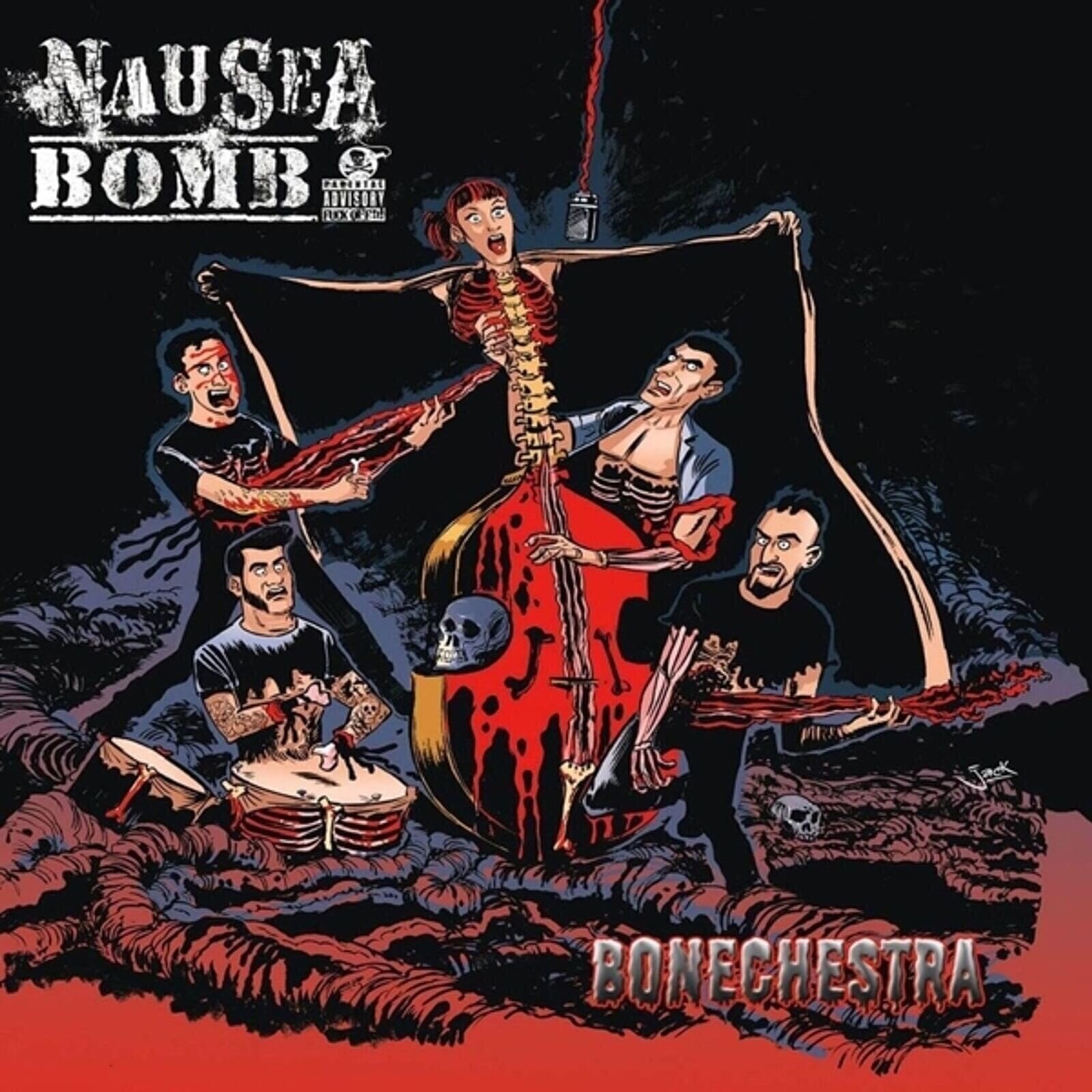 Vinyl Record Nausea Bomb - Bonechestra (Limited Edition) (LP)