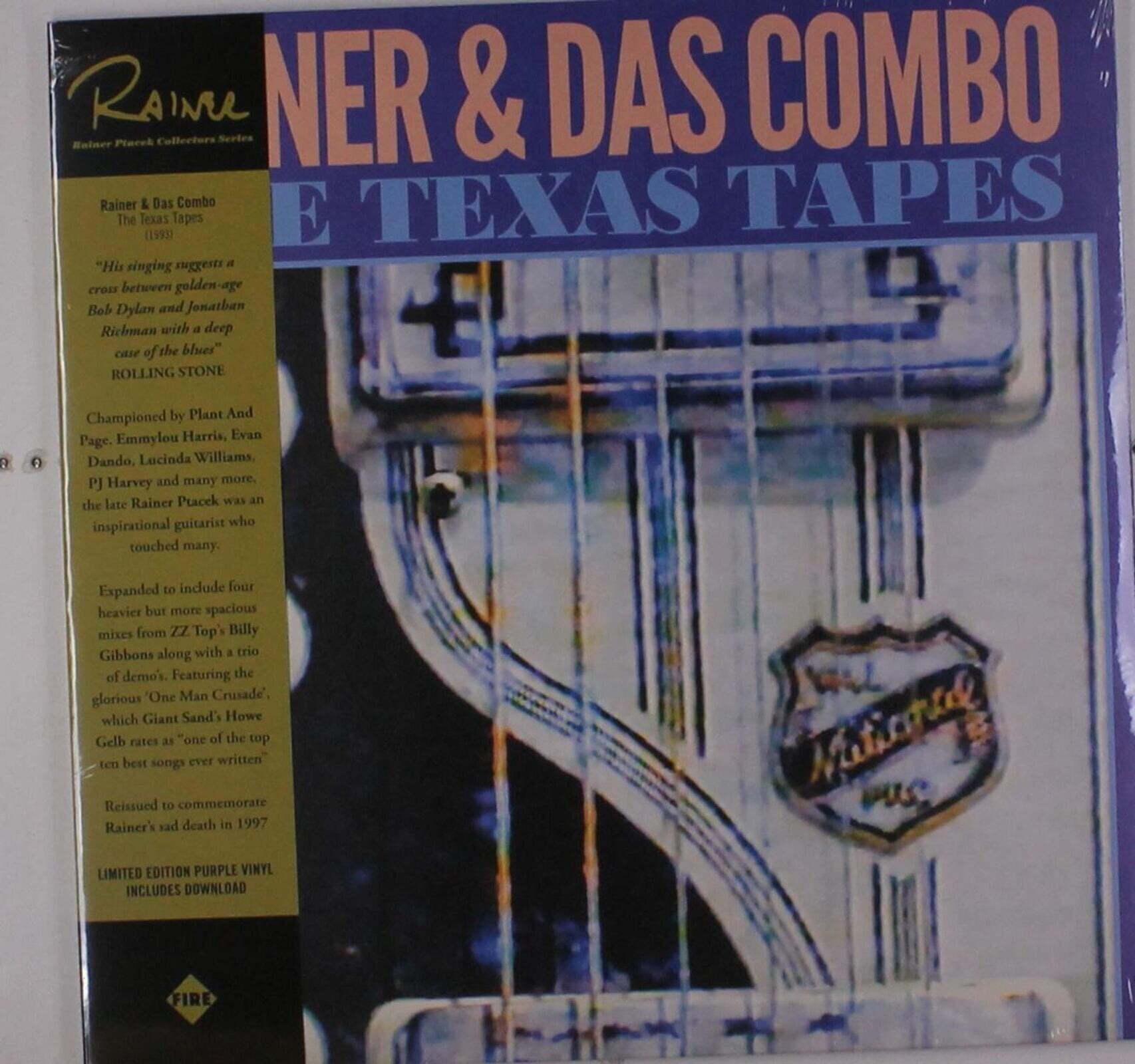 LP ploča Rainer And Das Combo - The Texas Tapes (Limited Edition) (Purple Coloured) (LP)