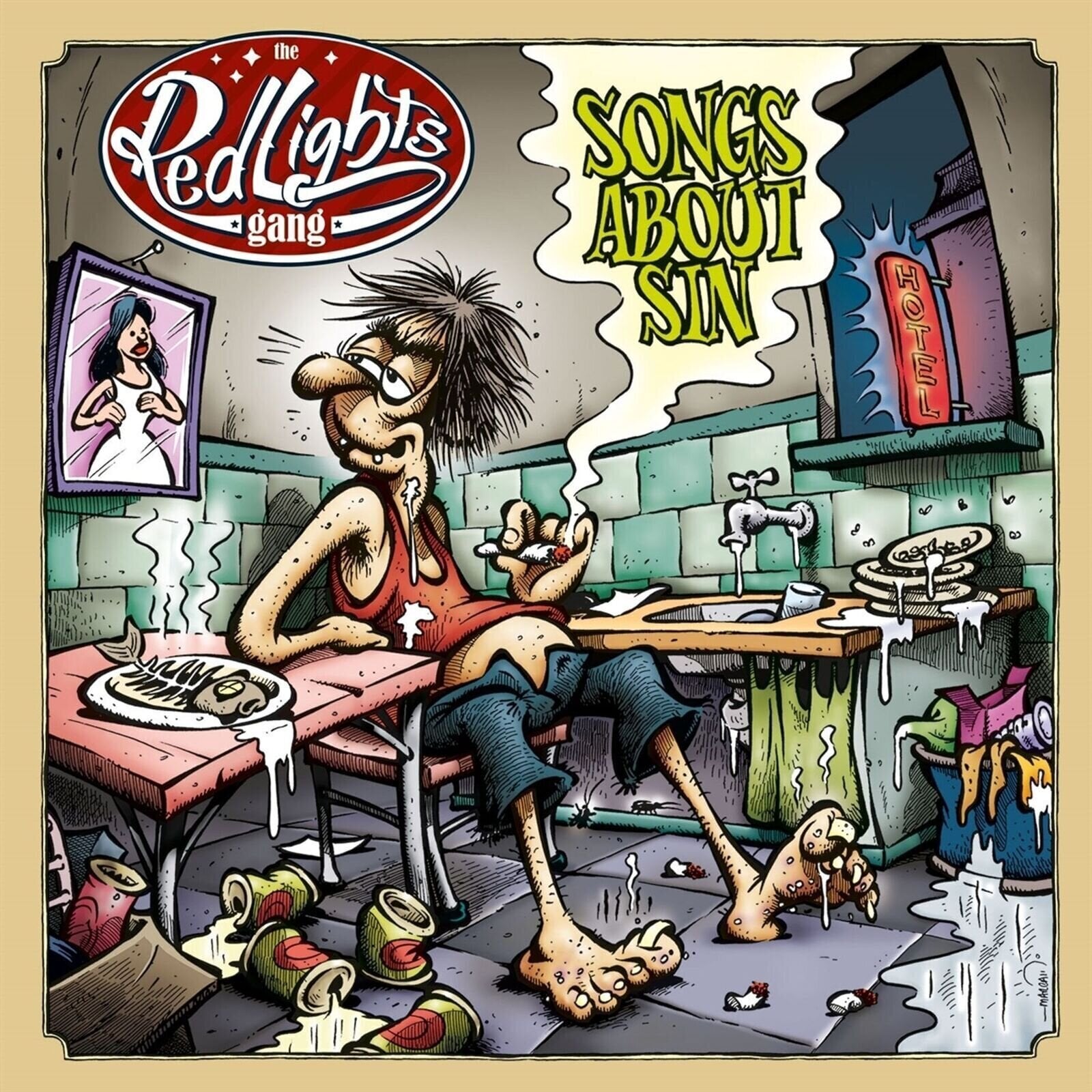 Vinyl Record The Red Lights Gang - Songs About Sin (Limited Edition) (LP)