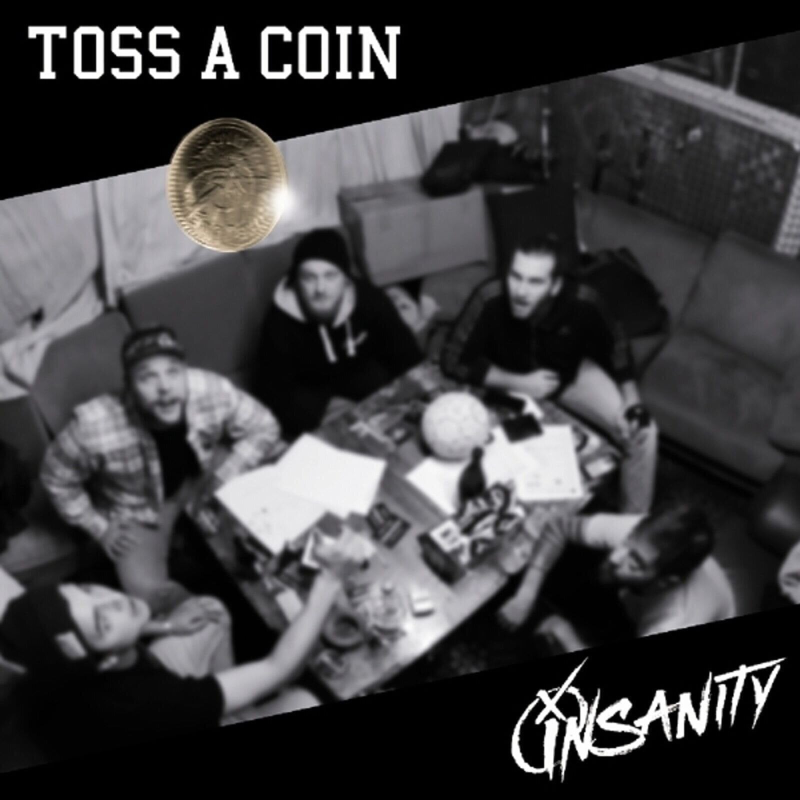LP plošča Insanity - Toss A Coin (Limited Edition) (Translucent White Marbled Coloured) (LP)