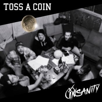 LP plošča Insanity - Toss A Coin (Limited Edition) (Translucent White Marbled Coloured) (LP) - 1