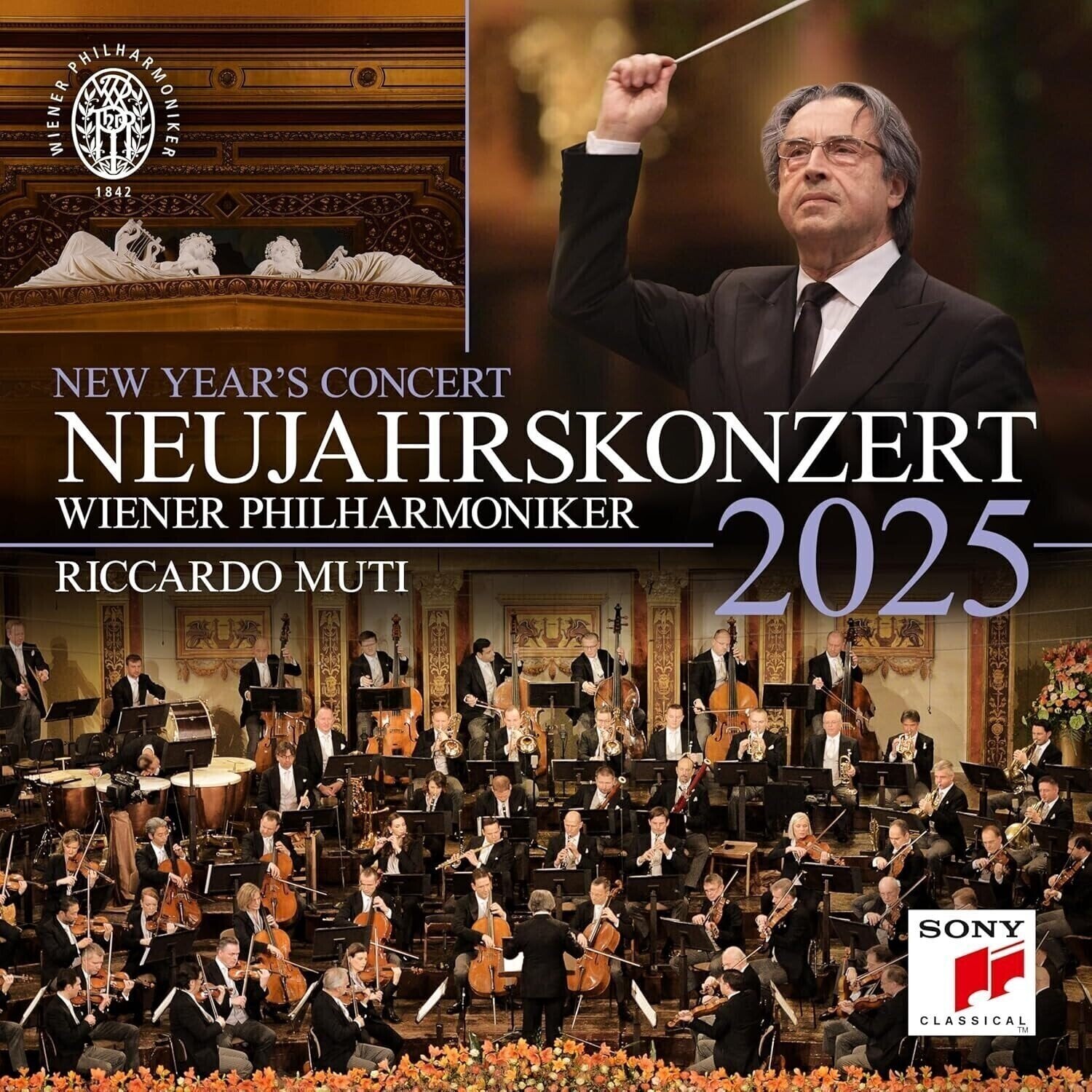 LP ploča Wiener Philharmoniker & Riccardo Muti - Neujahrskonzert 2025 / New Year's Concert 2025 / Concert Du Nouvel An 2025 (3 LP)