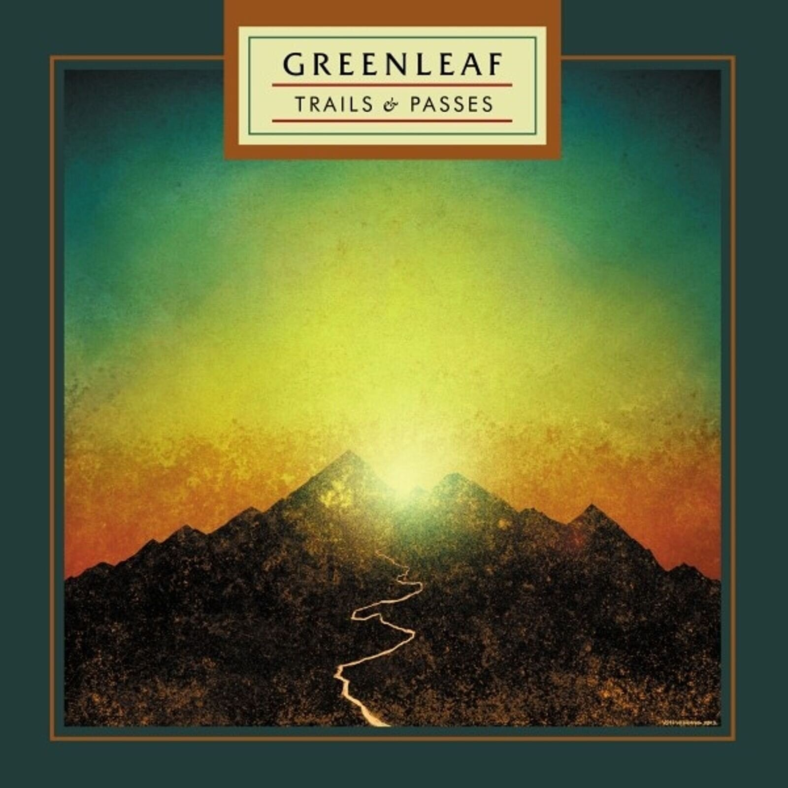 Schallplatte Greenleaf - Trails & Passes (Reissue) (Clear Splatter Coloured) (LP)