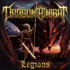 LP ploča Dragonknight - Legions (Red with Black Marble Coloured) (LP)