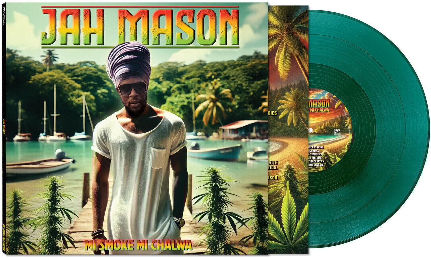 LP ploča Jah Mason - Mi Smoke Mi Chalwa (Opaque Green Coloured) (LP)
