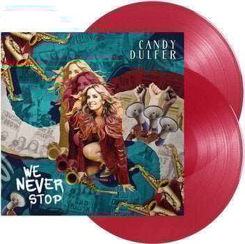 Disque vinyle Candy Dulfer - We Never Stop (Limited Edition) (Red Transparent Coloured) (2 LP) - 1