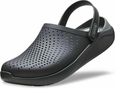 crocs black and grey