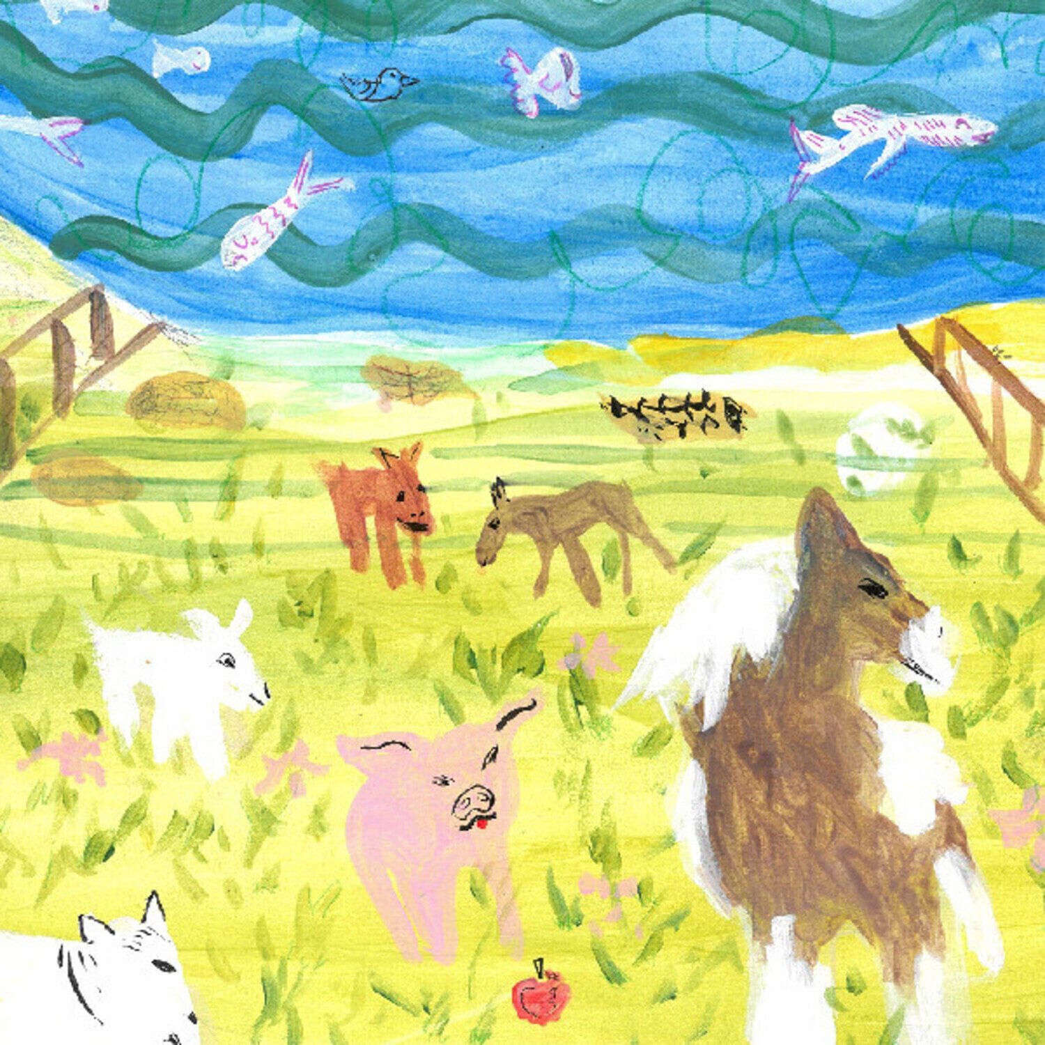 LP deska Lots Of Hands - Into A Pretty Room (Clear "b Tween" /Hazy Green Coloured) (LP)