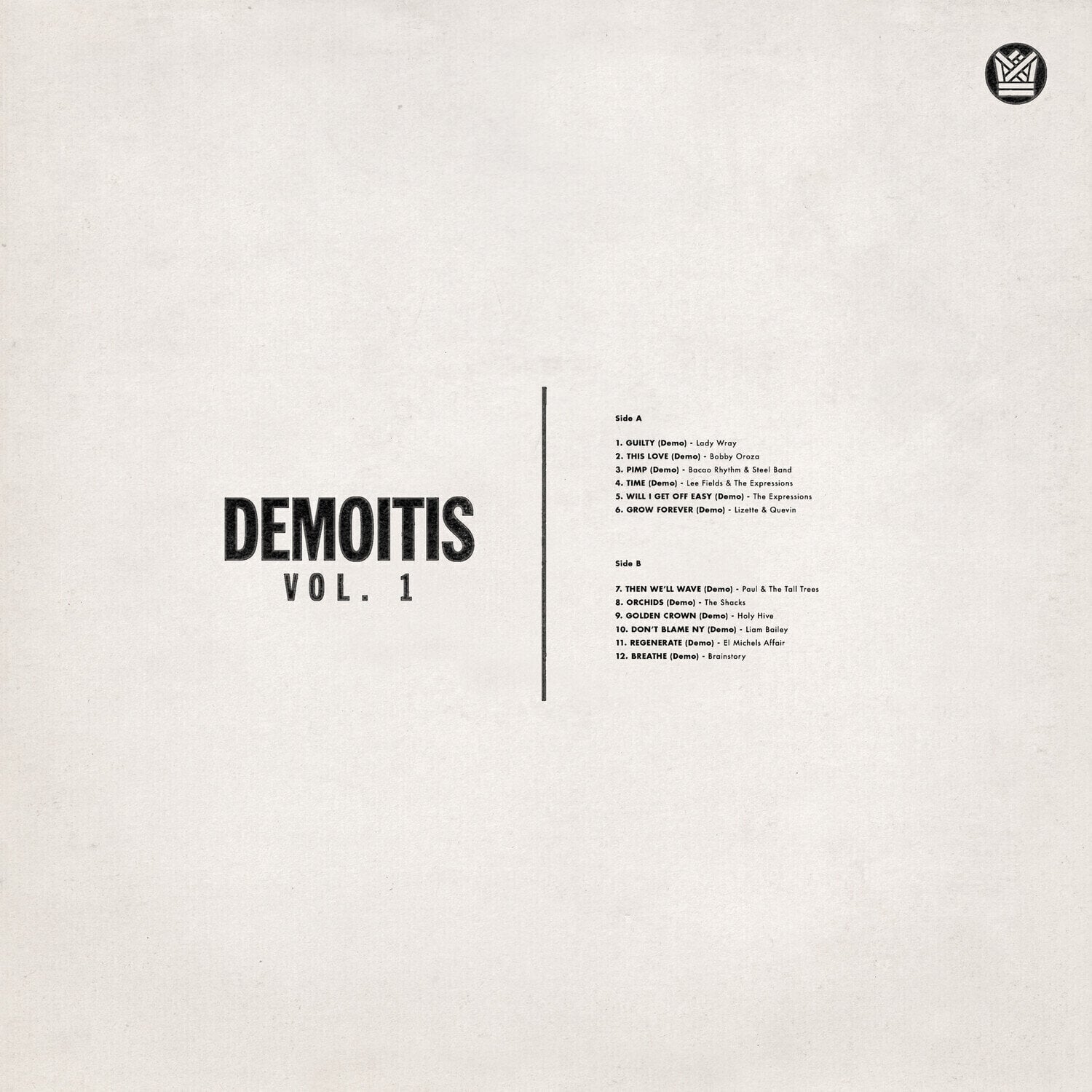 Vinyl Record Various Artists - Demoitis Vol.1 (Limited Edition) (LP)