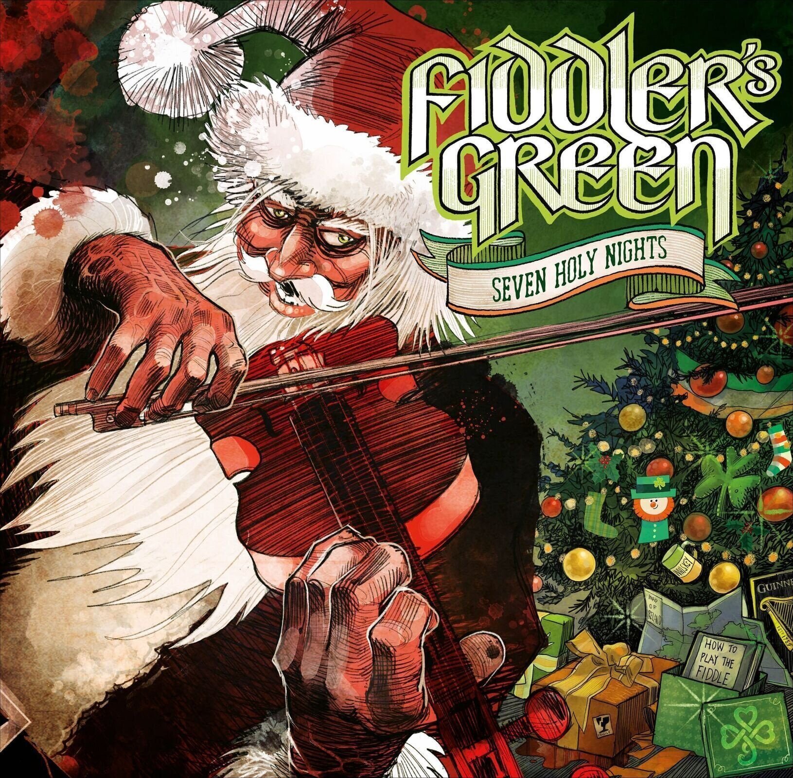 Disco de vinil Fiddler's Green - Seven Holy Nights (Limited Edition) (Green Coloured) (LP)