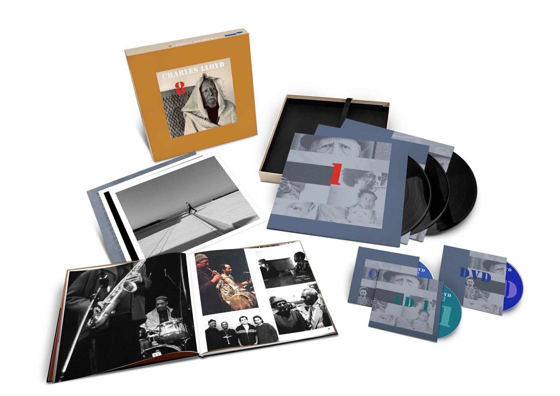 LP deska Charles Lloyd - 8: Kindred Spirits Live From The Lobero Theater (Limited Edition) (180 g) (3 LP + 2 CD + DVD)