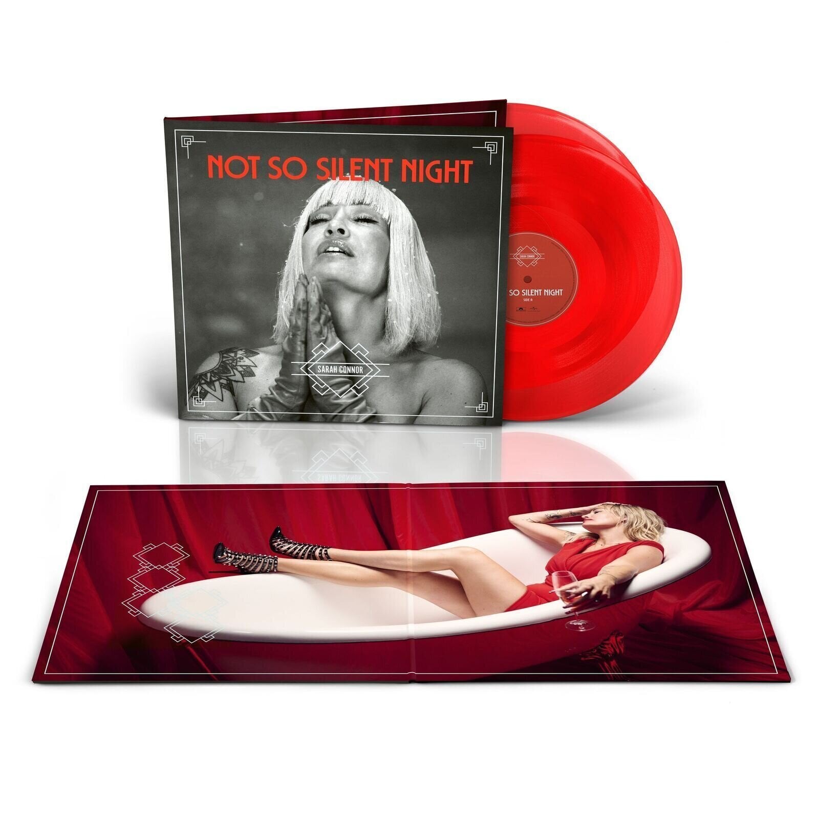 LP ploča Sarah Connor - Not So Silent Night (Limited Edition) (Transparent Red Coloured) (180 g) (2 LP)
