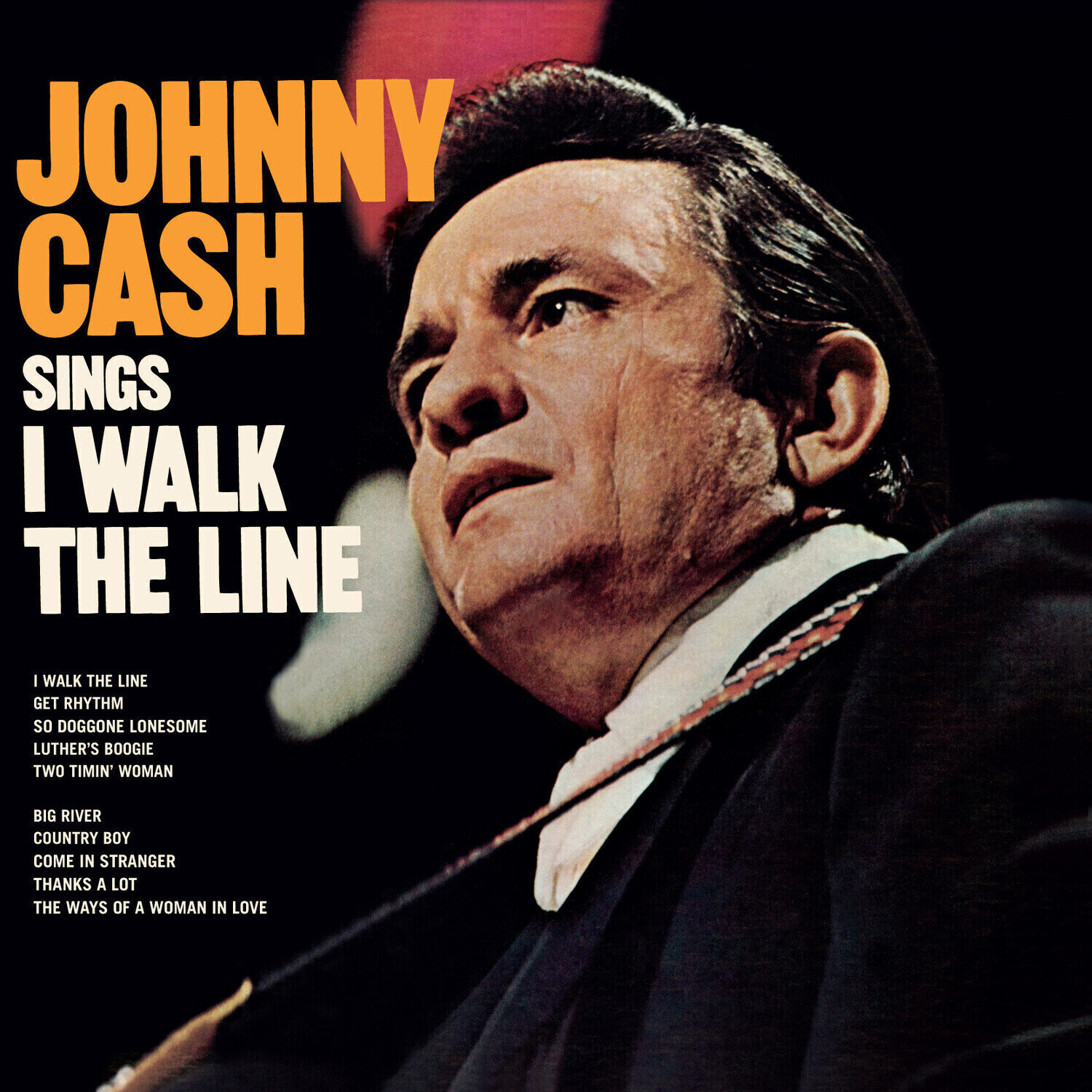 Vinylplade Johnny Cash - Sings I Walk The Line (Limited Edition) (Orange Coloured) (180 g) (LP)