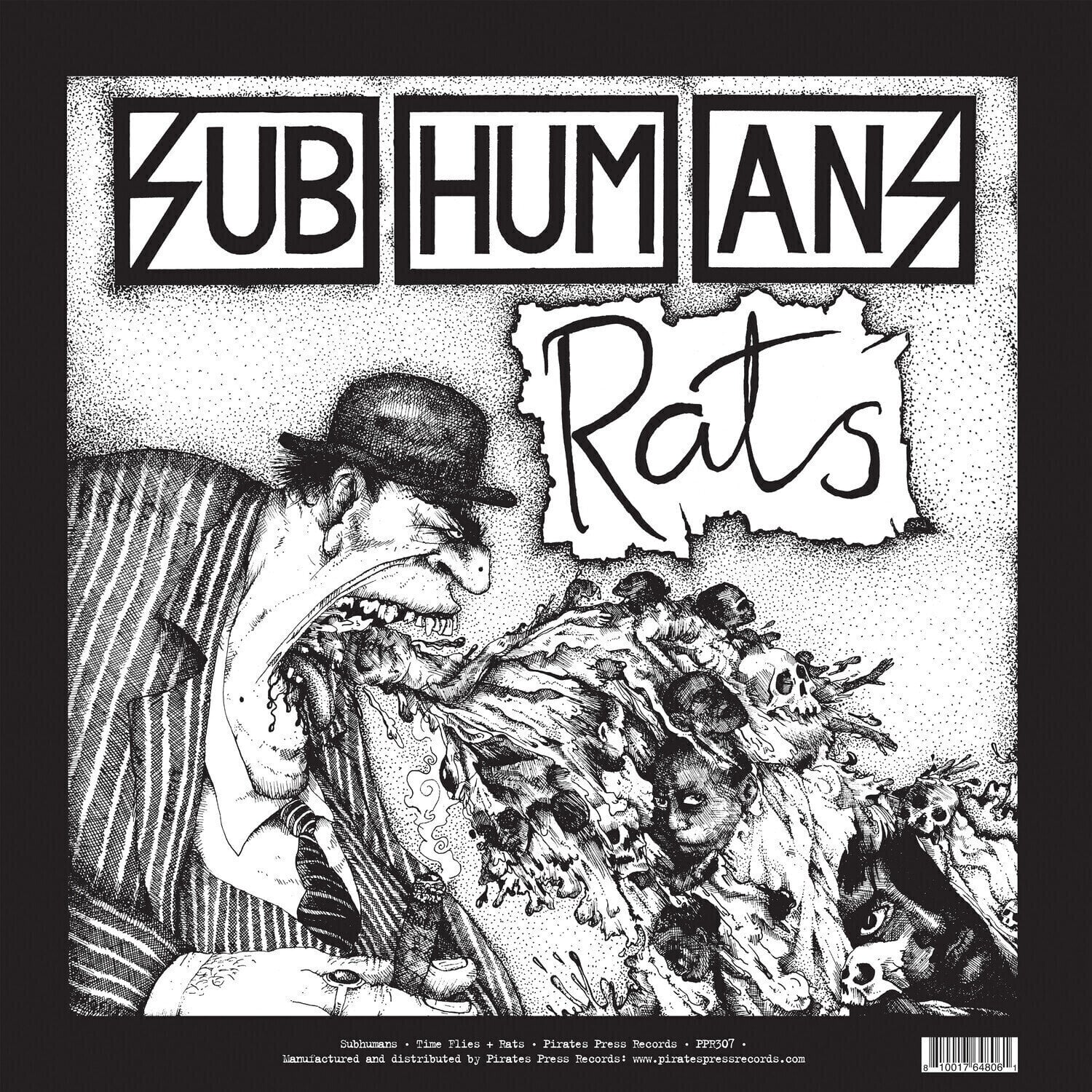 LP ploča Subhumans - Time Flies + Rats (Reissue) (Clear Red Coloured) (LP)