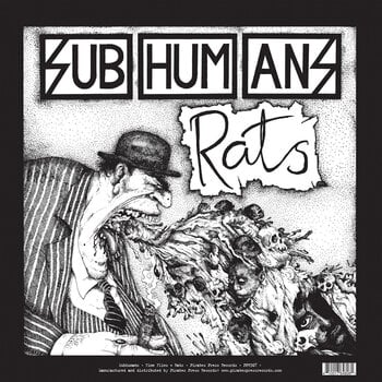 LP ploča Subhumans - Time Flies + Rats (Reissue) (Clear Red Coloured) (LP) - 1