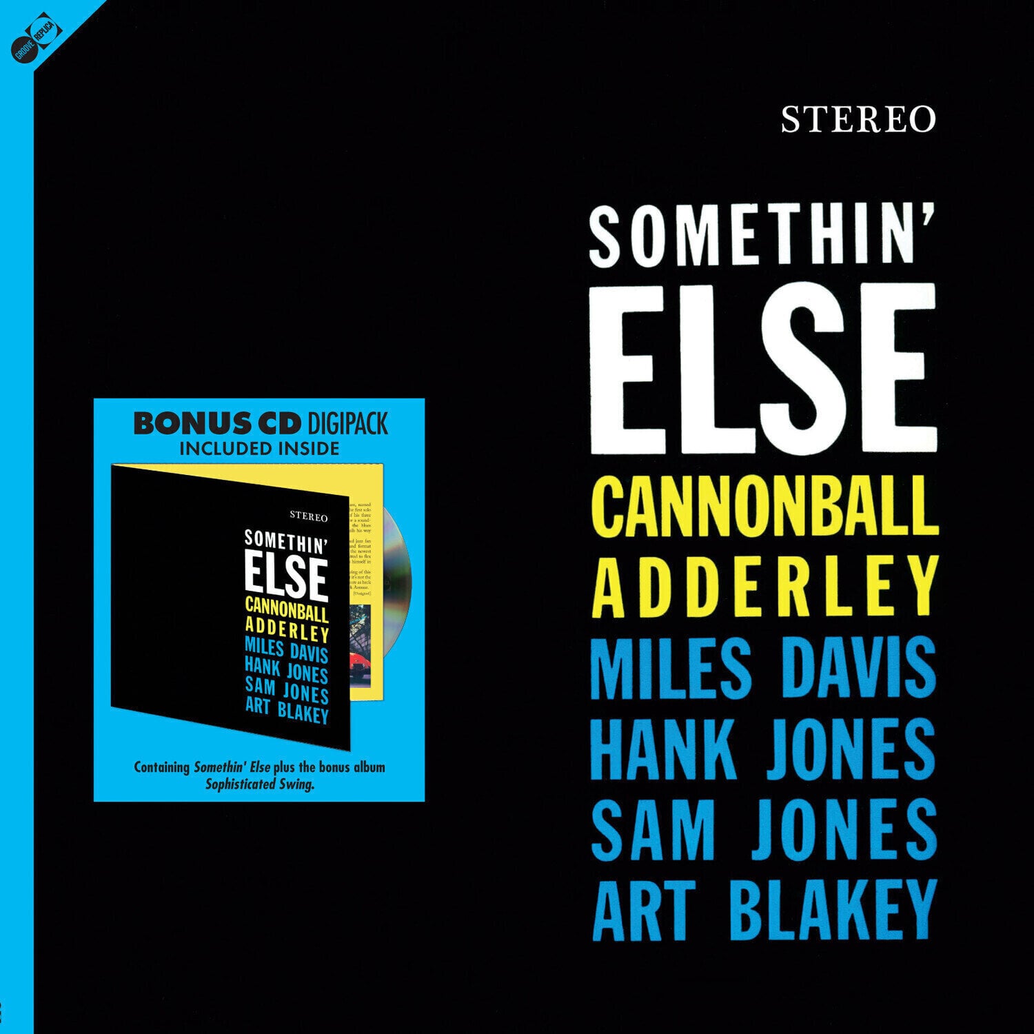 Vinyl Record Cannonball Adderley - Somethin' Else (Reissue) (180 g) (LP + CD)