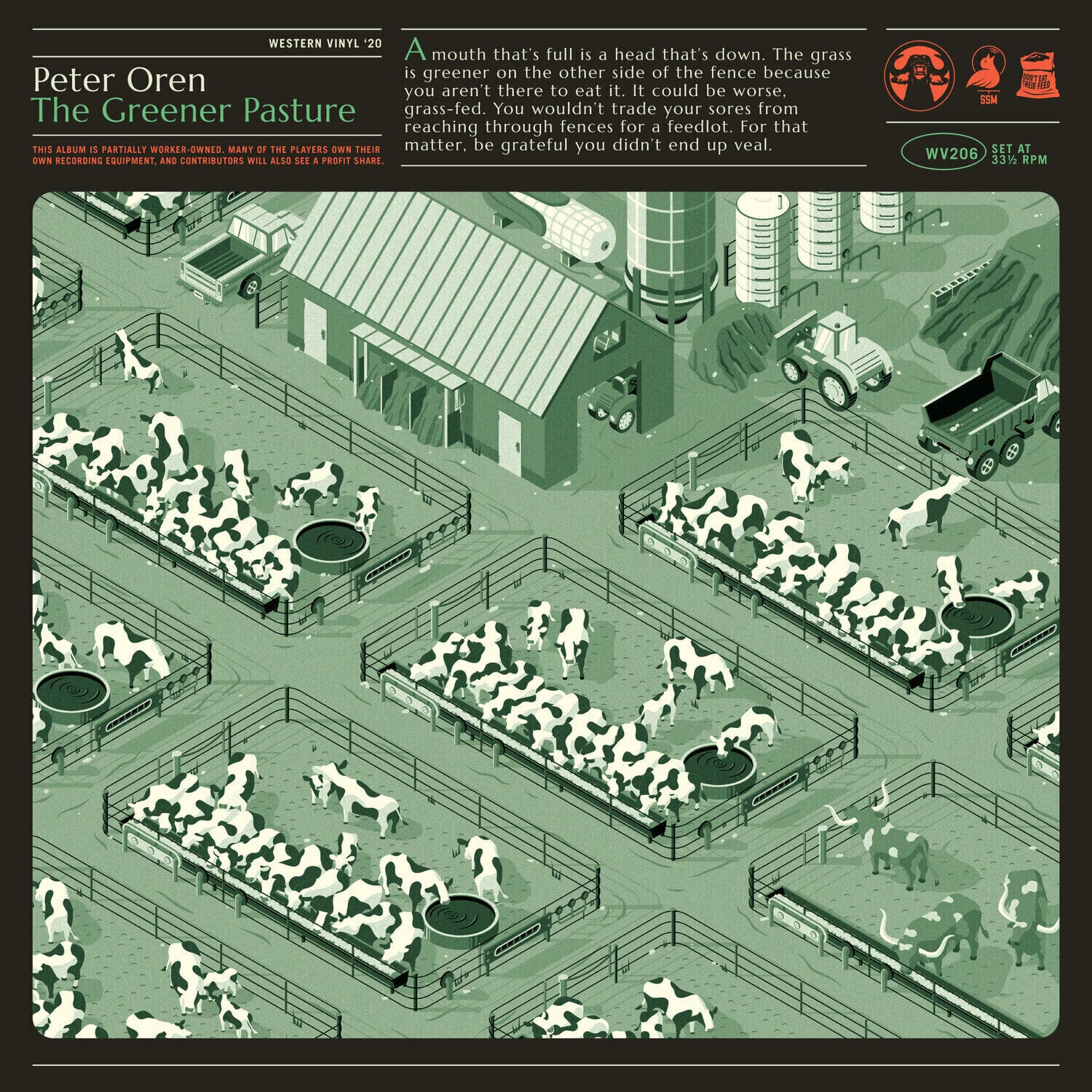 LP deska Peter Oren - The Greener Pasture (Limited Edition) (Grass Is Greener Coloured) (LP)
