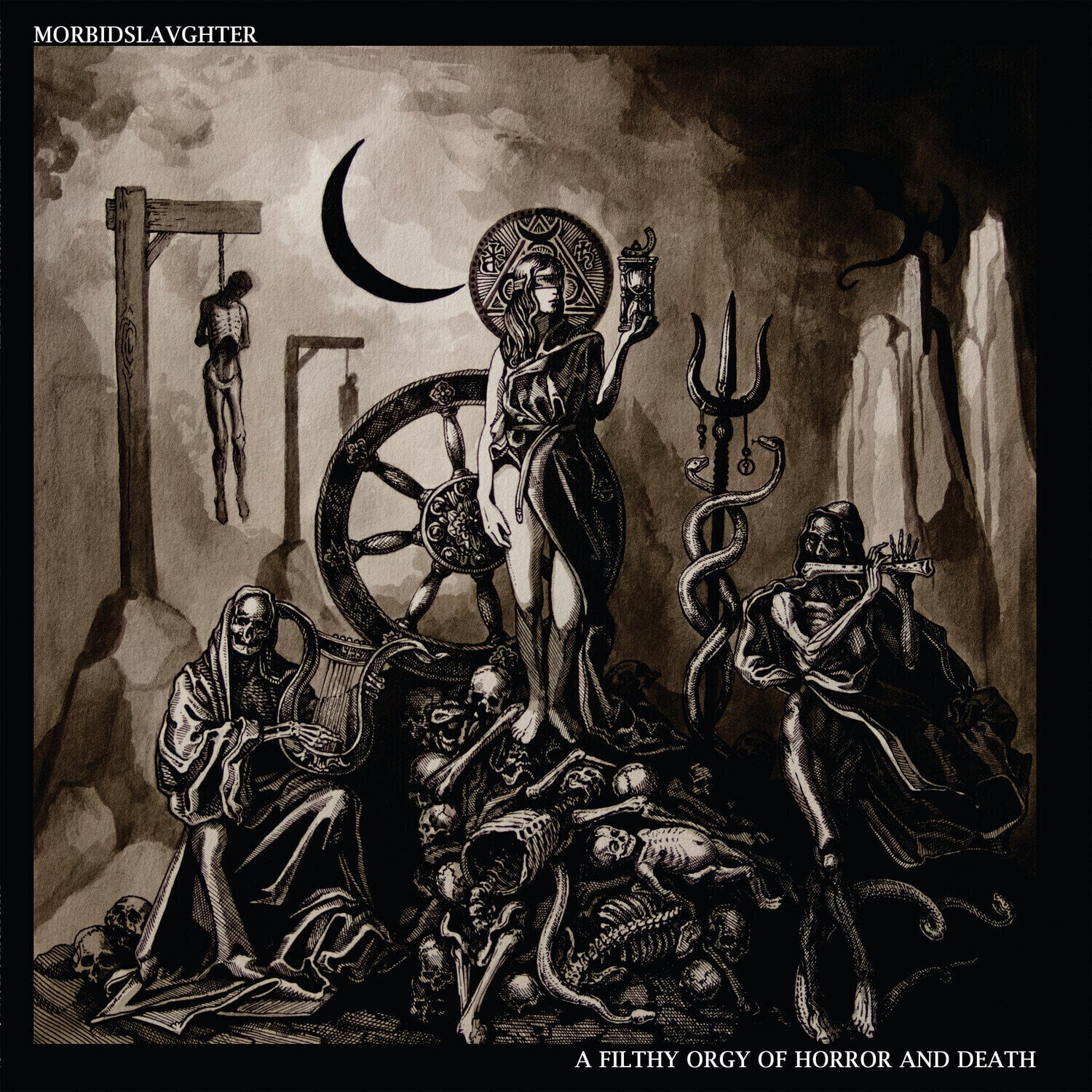 Δίσκος LP Morbid Slaughter - A Filthy Orgy Of Horror And Death (LP)