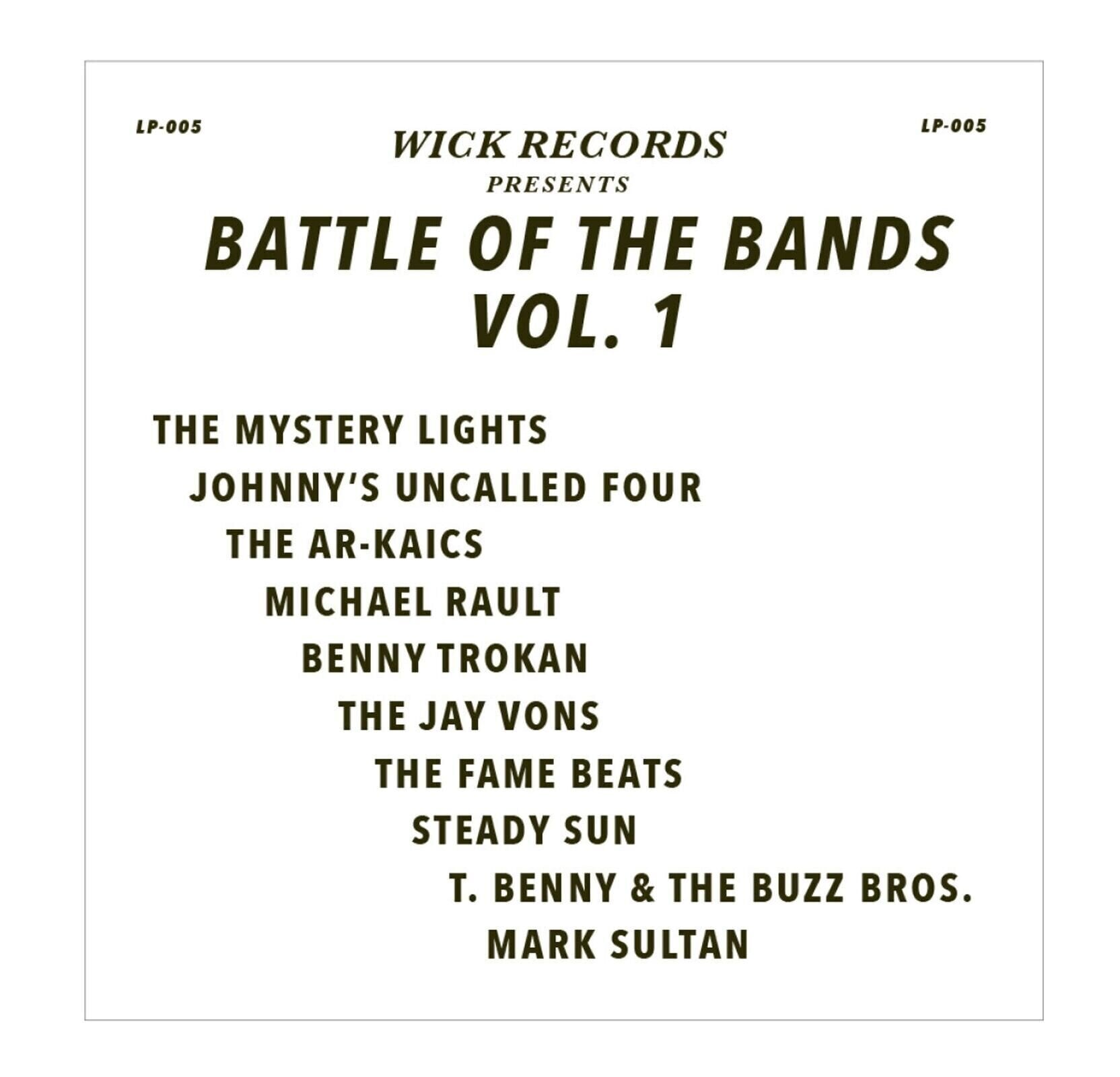 Disque vinyle Various Artists - Wick Records Presents - Battle Of The Bands Vol. 1 (LP)