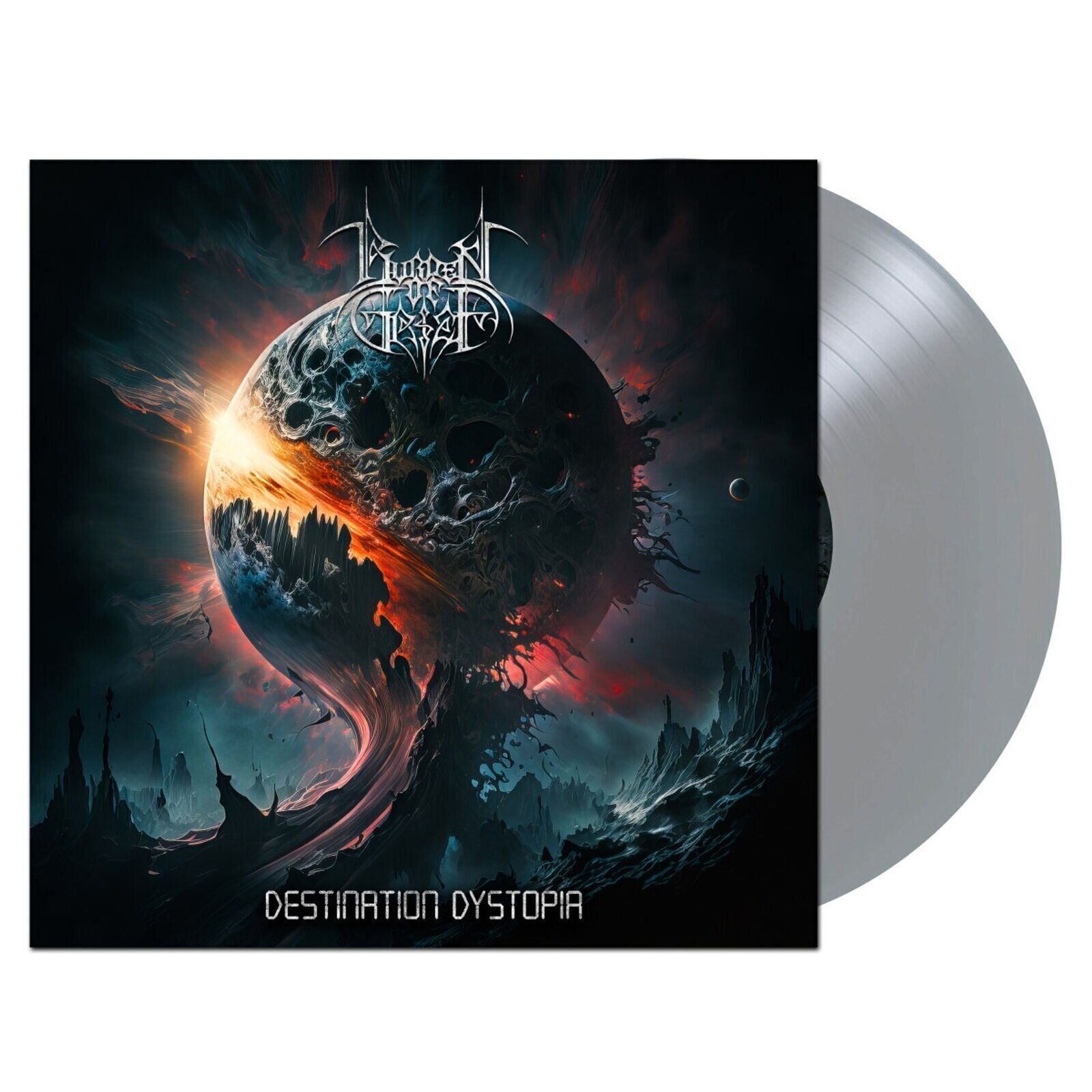 LP ploča Burden Of Grief - Destination Dystopia (Limited Edition) (Silver Coloured) (LP)