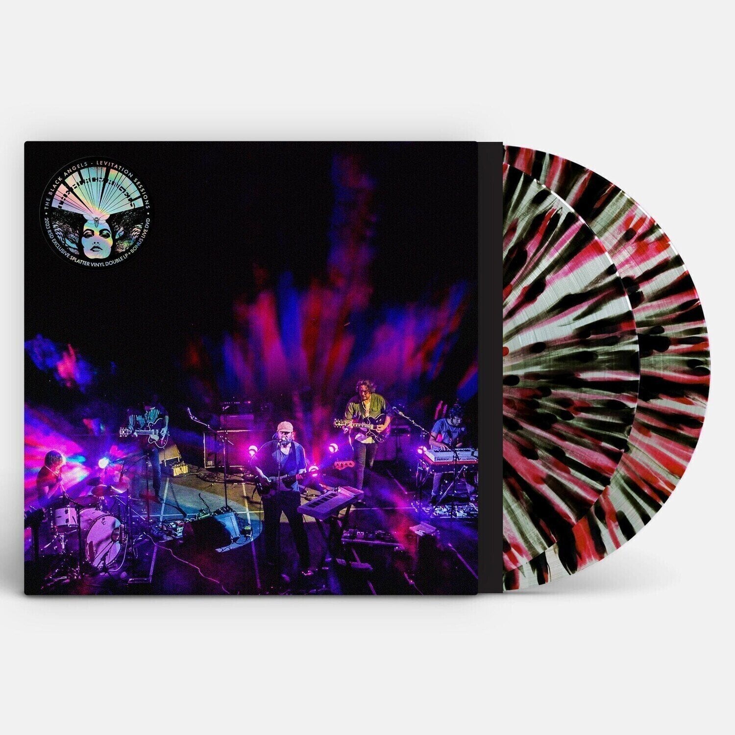 LP ploča The Black Angels - Levitation Sessions (Limited Edition) (Splatter Coloured) (2 LP + DVD)