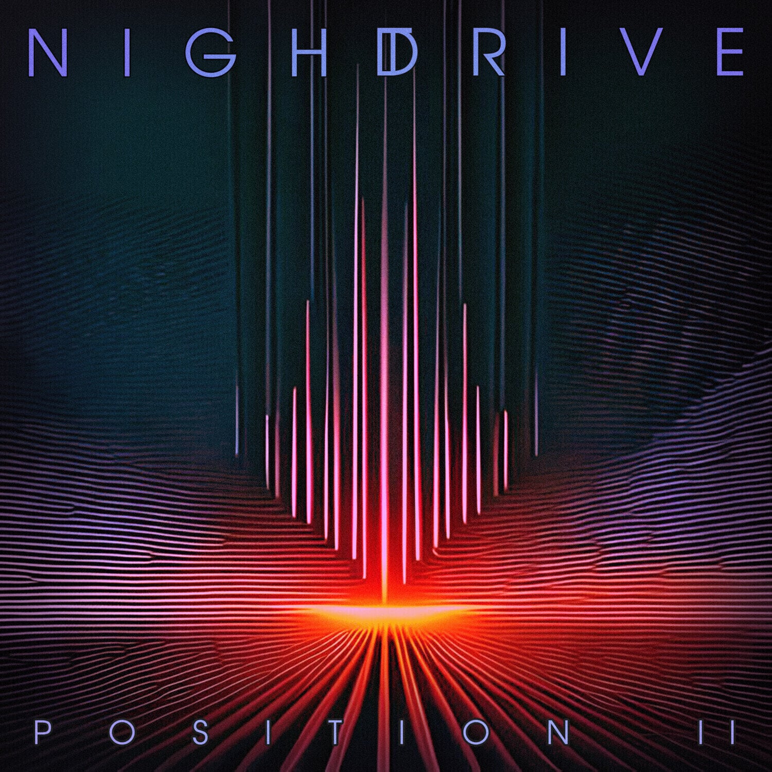 Vinyl Record Night Drive - Position II (Limited Edition) (Blue Transparant W/Glitter & Black Marbling Coloured) (EP)