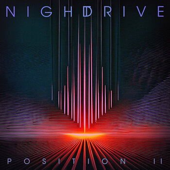 Vinyl Record Night Drive - Position II (Limited Edition) (Blue Transparant W/Glitter & Black Marbling Coloured) (EP) - 1