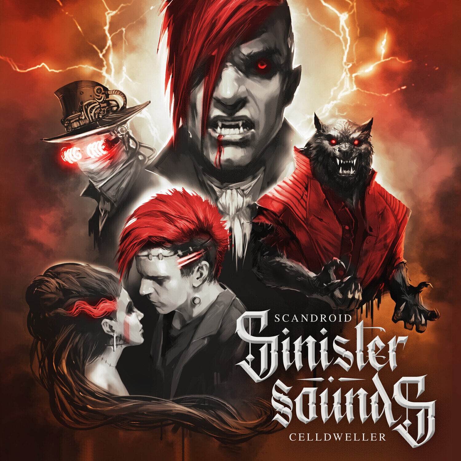 Vinyl Record Celldweller & Scandroid - Sinister Sounds EP (Limited Edition) (LP)