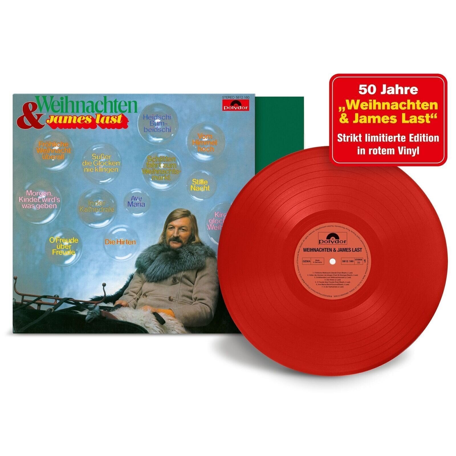 Disco de vinil James Last - Weihnachten & James Last (Limited Edition) (Red Coloured) (LP)