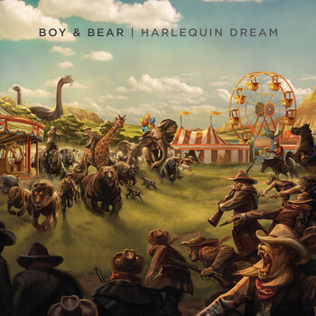 LP ploča Boy & Bear - Harlequin Dream (Limited Edition) (Blue Transparent Coloured) (LP) - 1
