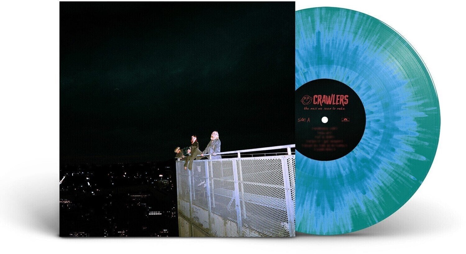 Disco de vinil Crawlers - The Mess We Seem to Make (Limited Edition) (Blue Splatter Coloured) (LP)
