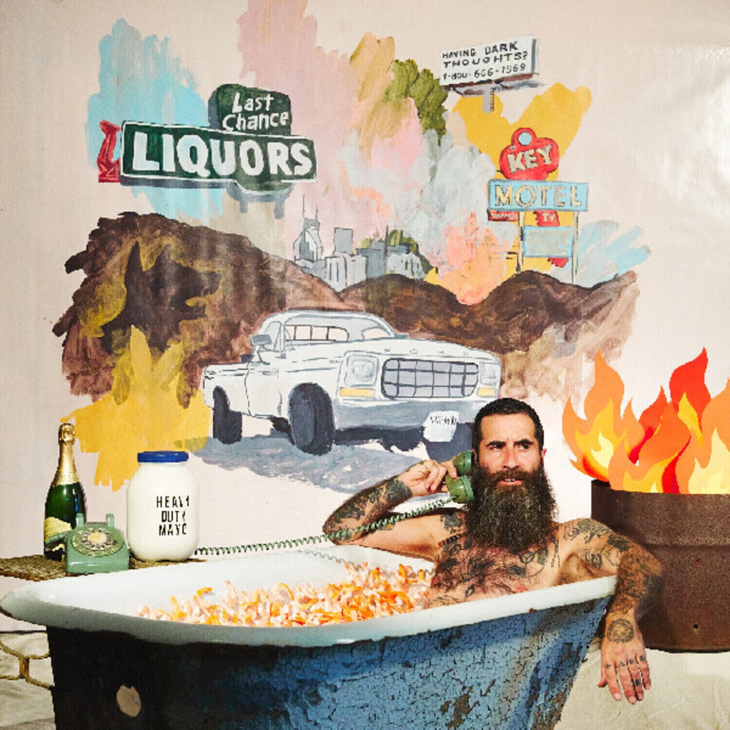 LP ploča JP Harris - JP Harris Is A Trash Fire (Metallic Silver Coloured) (LP)