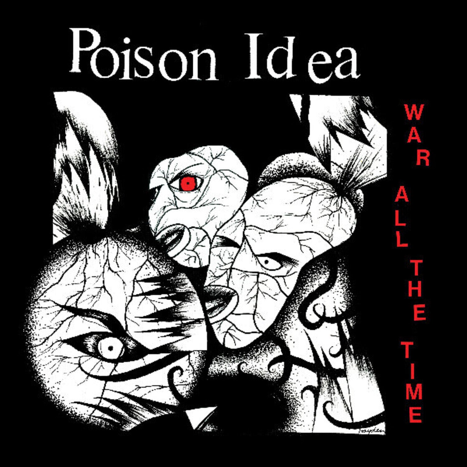 Vinyl Record Poison Idea - War All The Time (LP)