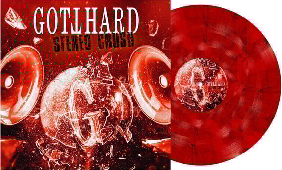 LP deska Gotthard - Stereo Crush (Limited Edition) (Transparent Red Marbled Coloured) (LP) - 1