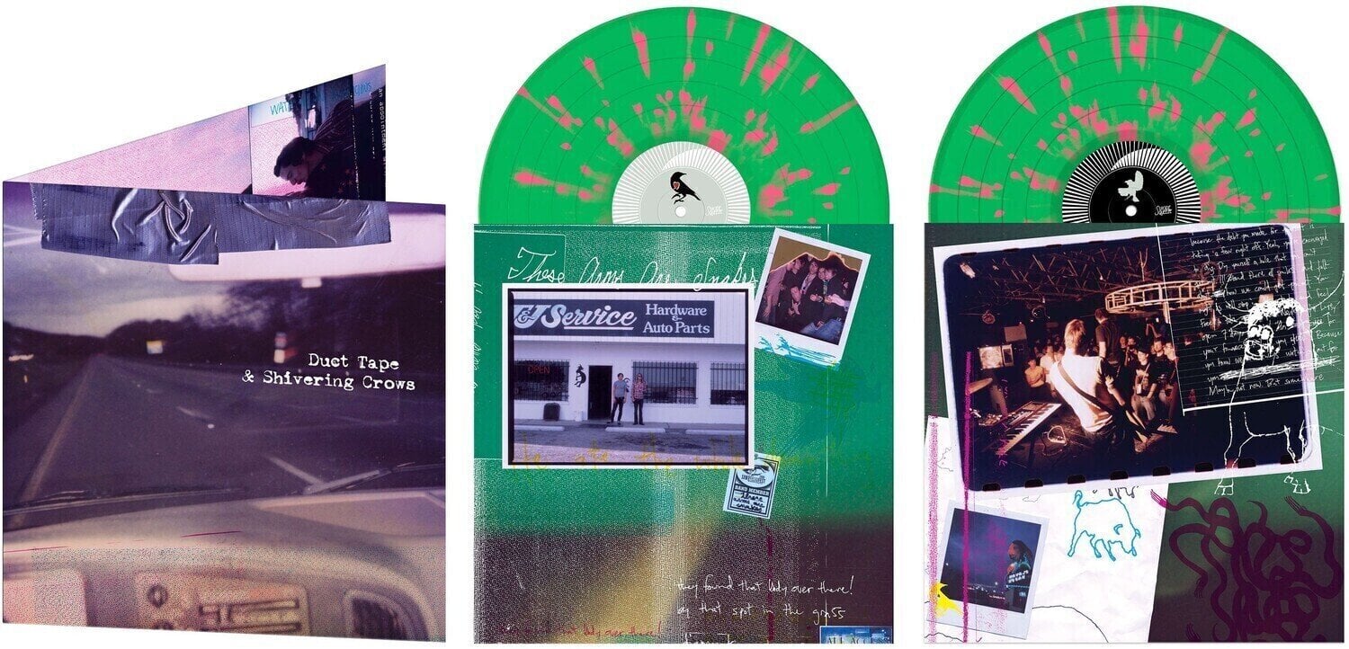 LP ploča These Arms Are Snakes - Duct Tape & Shivering Crows (Limited Edition) (Transparent Green with Pink Splatter Coloured) (2 LP)