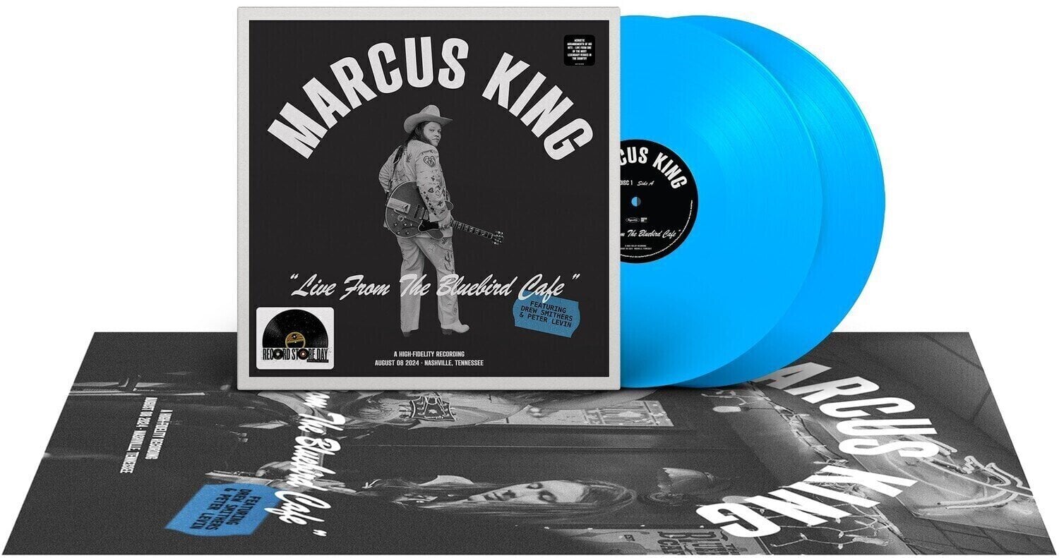 Disque vinyle Marcus King - Live From The Bluebird Cafe (Blue Coloured) (2 LP)