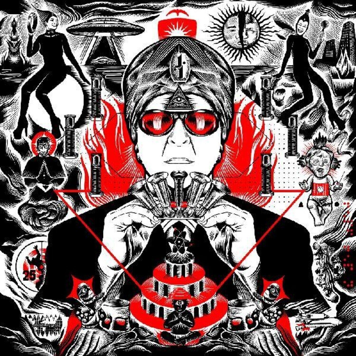 Disco de vinil Gerald V. Casale - A K A Jihad Jerry & The Evildoers (Limited Edition) (Red Translucent Coloured) (LP)