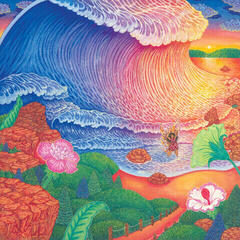 Vinyl Record Thanya Iyer - Tide / Tied (Blue & White Coloured) (LP)