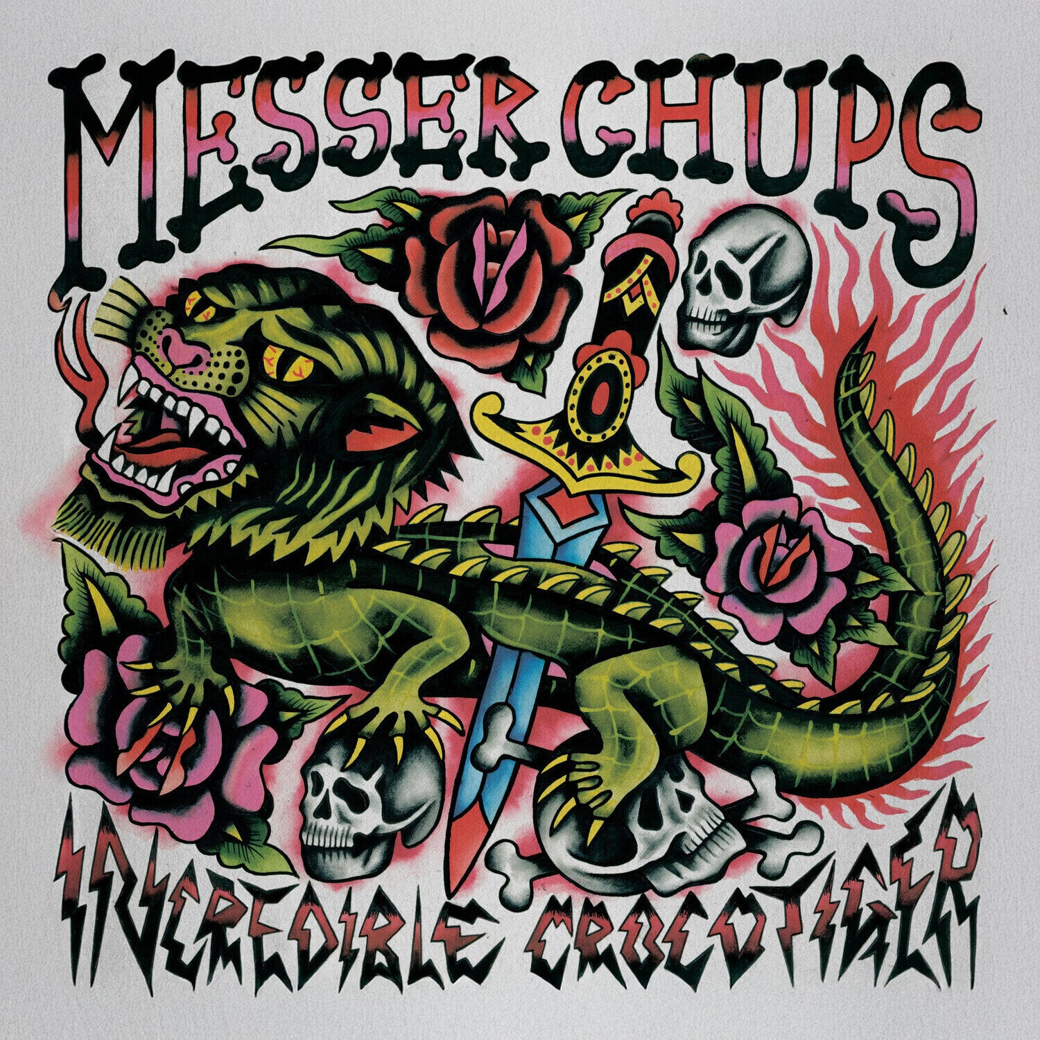 Schallplatte Messer Chups - The Incredible Crocotiger (Limited Edition) (10th Anniversary) (Coloured) (LP)