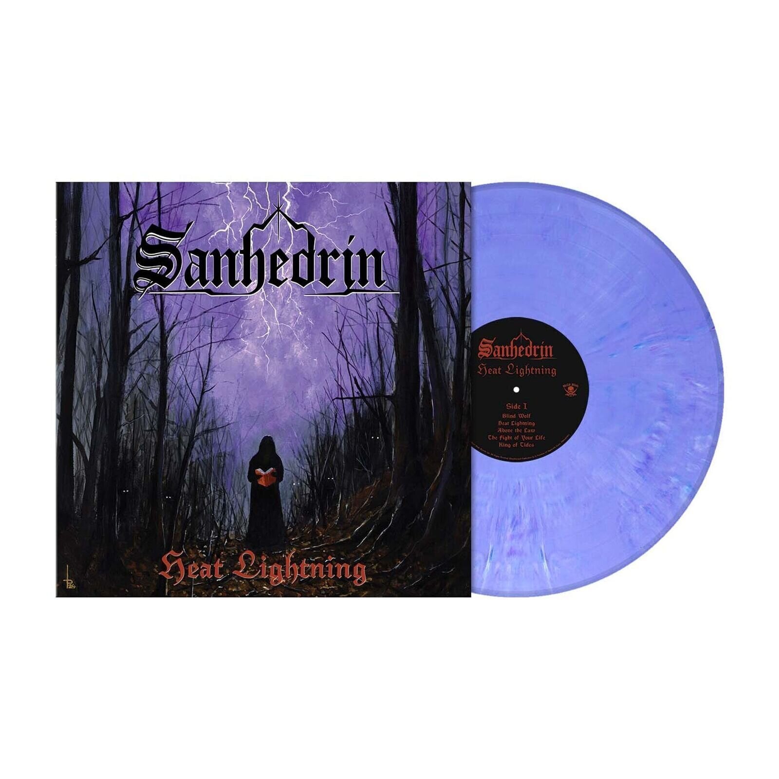 Disc de vinil Sanhedrin - Heat Lightning (Limited Edition) (Violet Blue Marbled Coloured) (LP)