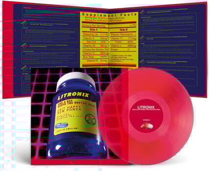 Vinyl Record Litronix - One a Day Keeps The Doctor Away (Transparent Red Coloured) (LP) - 1