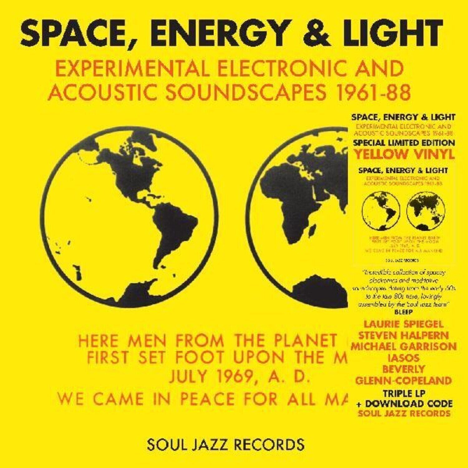LP ploča Various Artists - Space, Energy & Light (Limited Edition) (Yellow Coloured) (3 LP)