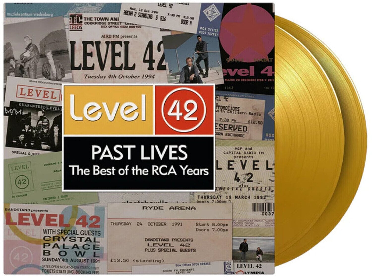 Disco de vinil Level 42 - Past Lives (Limited Edition) (Yellow Coloured) (2 LP)
